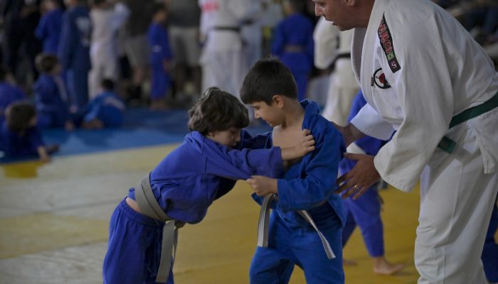 03/12/2022 - BRASIL / BELO HORIZONTE - Judo do Barroca Tenis Clube. Entrega de faixas .
© Washington Alves/Light Press